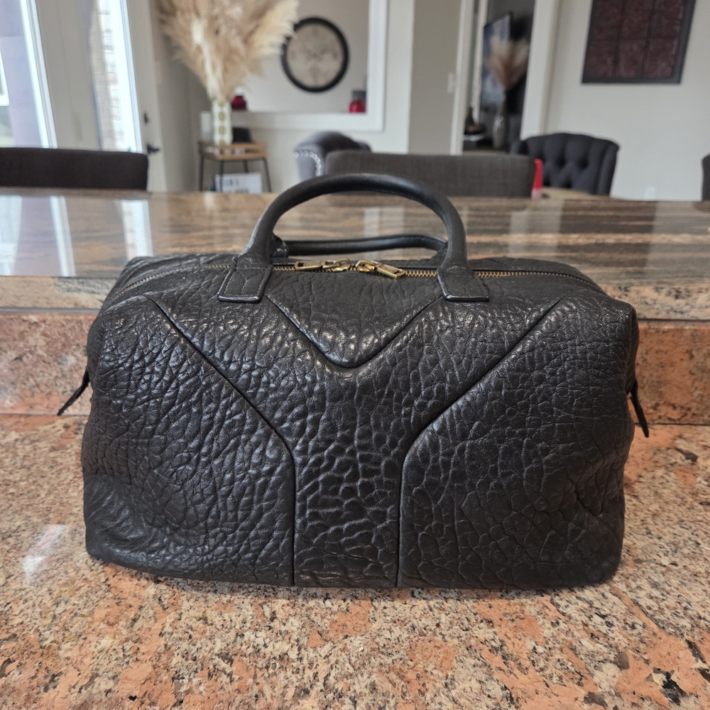 Black Leather Men's Bag